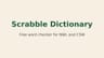 Scrabble Dictionary logo